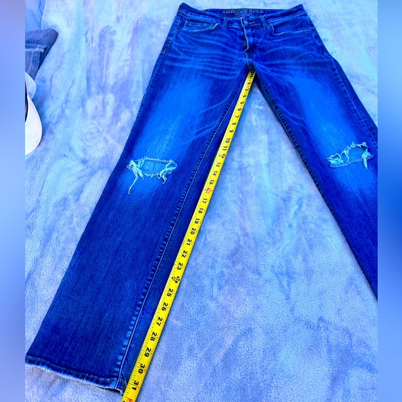 American Eagle Extreme flex original straight jeans. Size 32w and 32 inseam - Picture 3 of 7